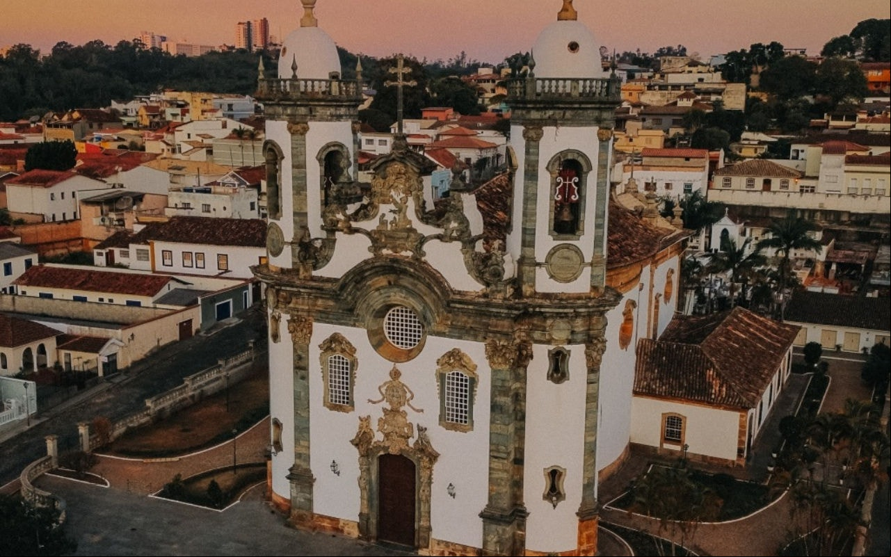 A igreja de São Francisco de Assis, no centro histórico de São João del-Rei