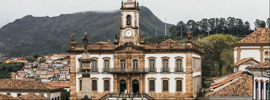Ouro Preto Foto mostra paisagem de Ouro Preto