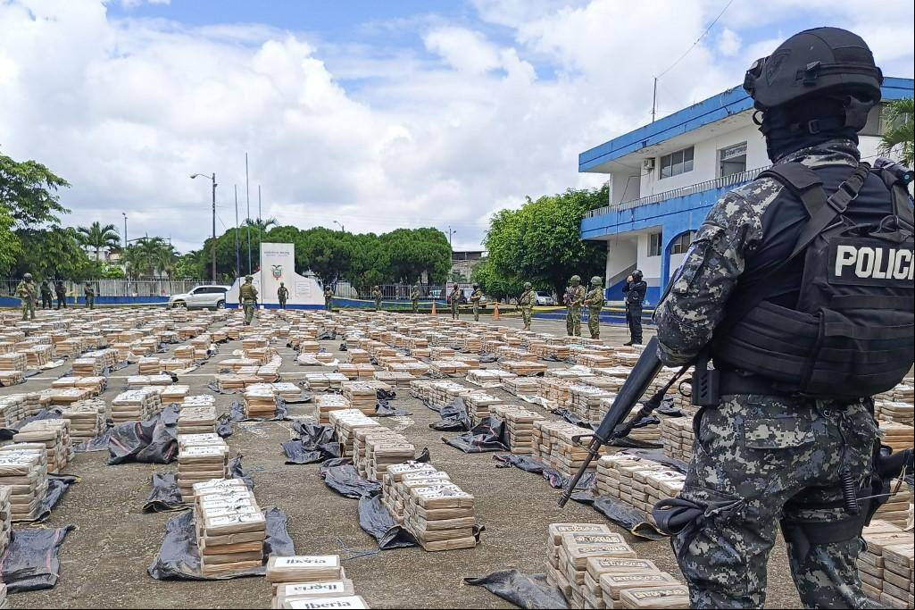 Apreensão de cocaína no Equador