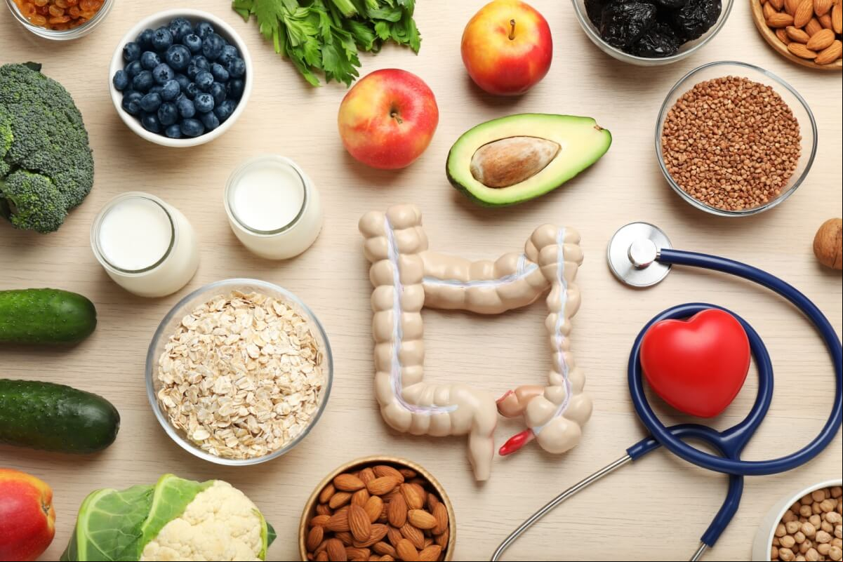O cuidado com a alimentação é essencial para o intestino funcionar corretamente