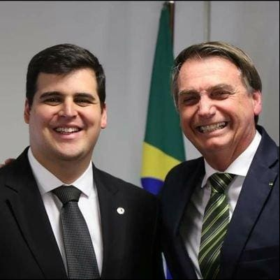 Bruno Engler e Jair Bolsonaro Bruno Engler e Jair Bolsonaro