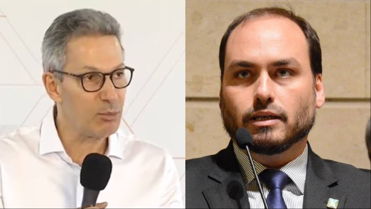 Zema e Carlos Bolsonaro