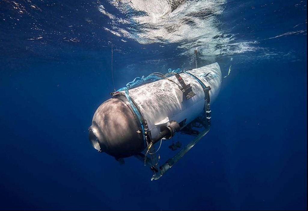 Submarino Titan implodiu durante uma expedição que tentava visitar os destroços do Titanic