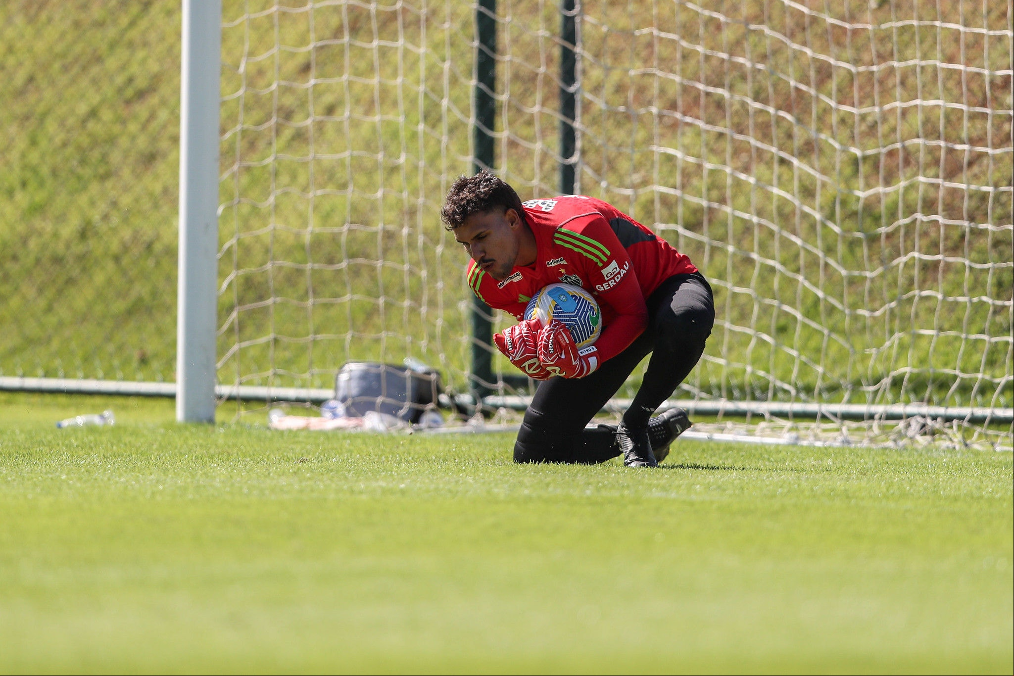 Matheus Mendes, goleiro do Galo Matheus Mendes será titular do Galo pela sexta vez na carreira