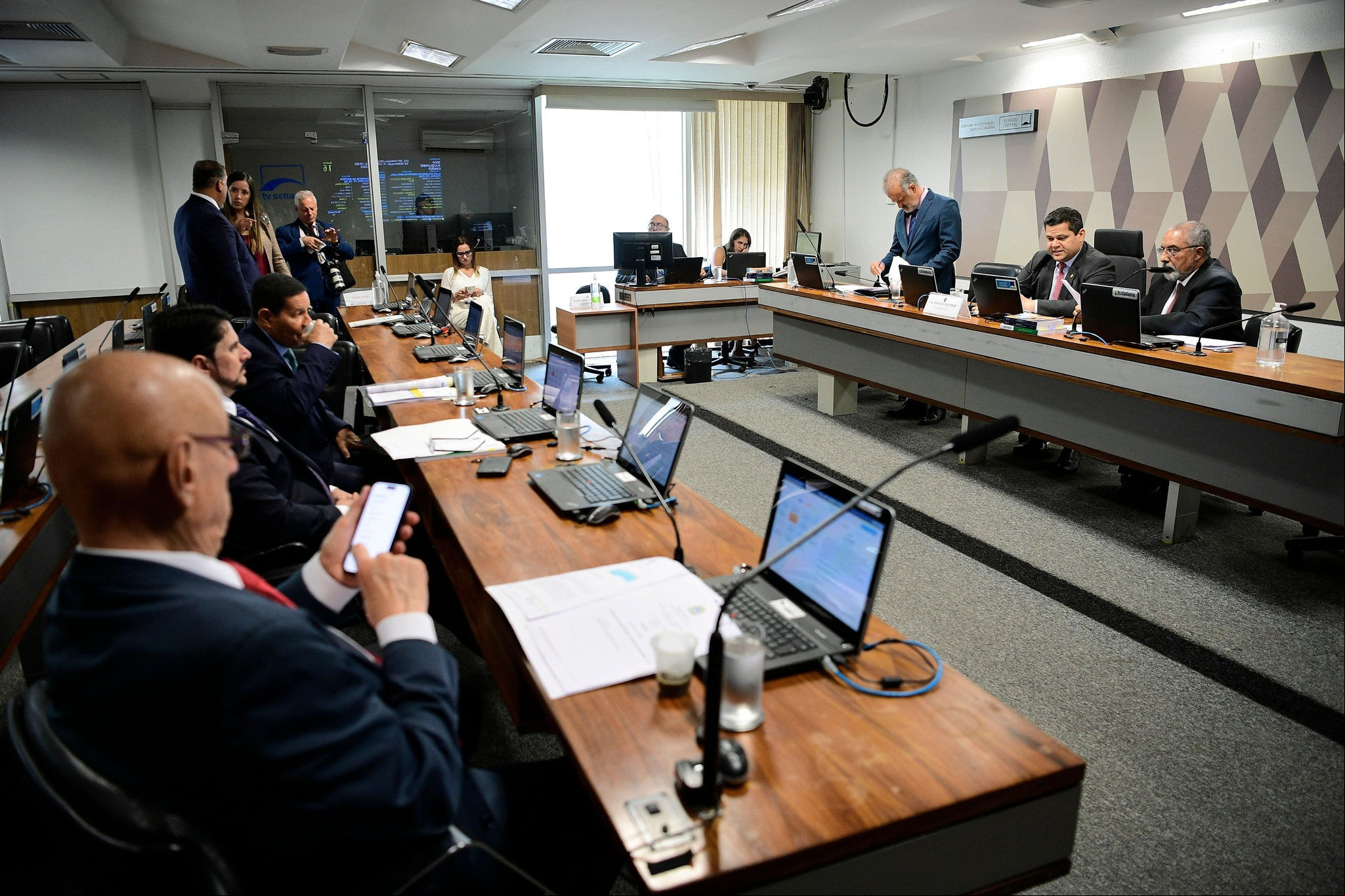 Sessão da CCJ do Senado Sessão da CCJ do Senado