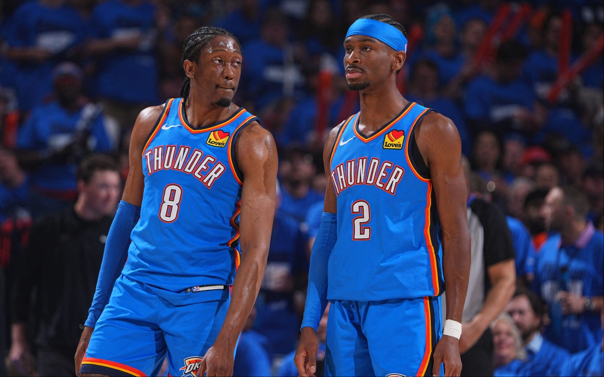 O Oklahoma City Thunder venceu o Minnesota Timberwolves por 118 a 103 (Foto: Garrett Ellwood/AFP)