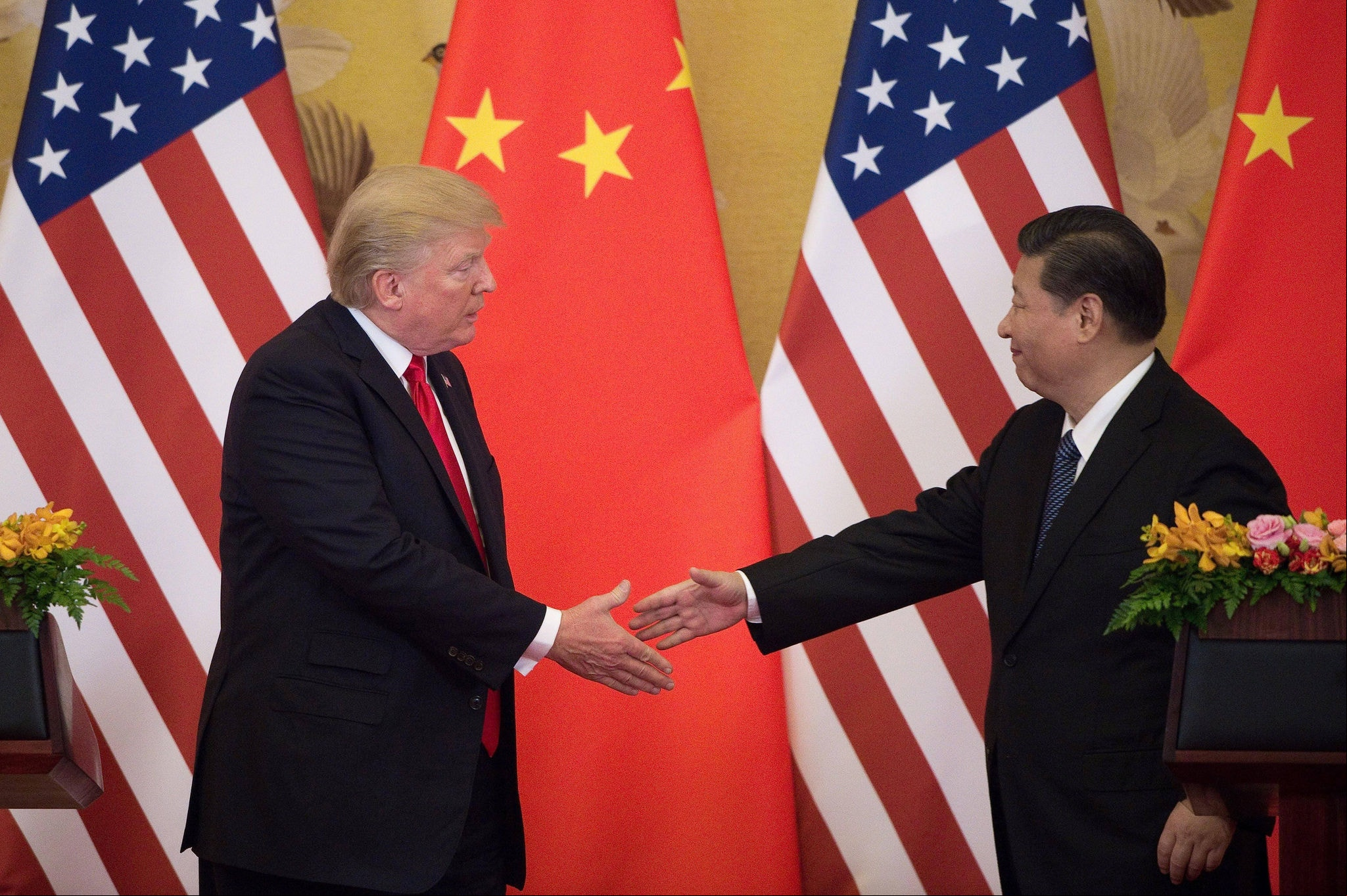 Donald Trump e Xi Jinping, em encontro no ado
