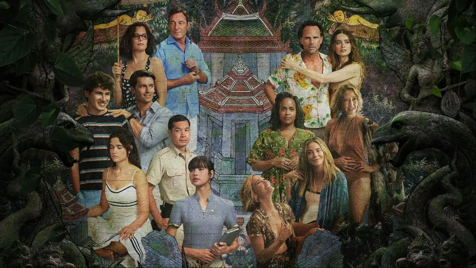 Poster da 3ª temporada de The White Lotus